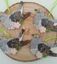 Spring Cuckoo - ceramic hanging decoration