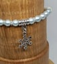 Two tone Snowflake charm bracelet - Image 5