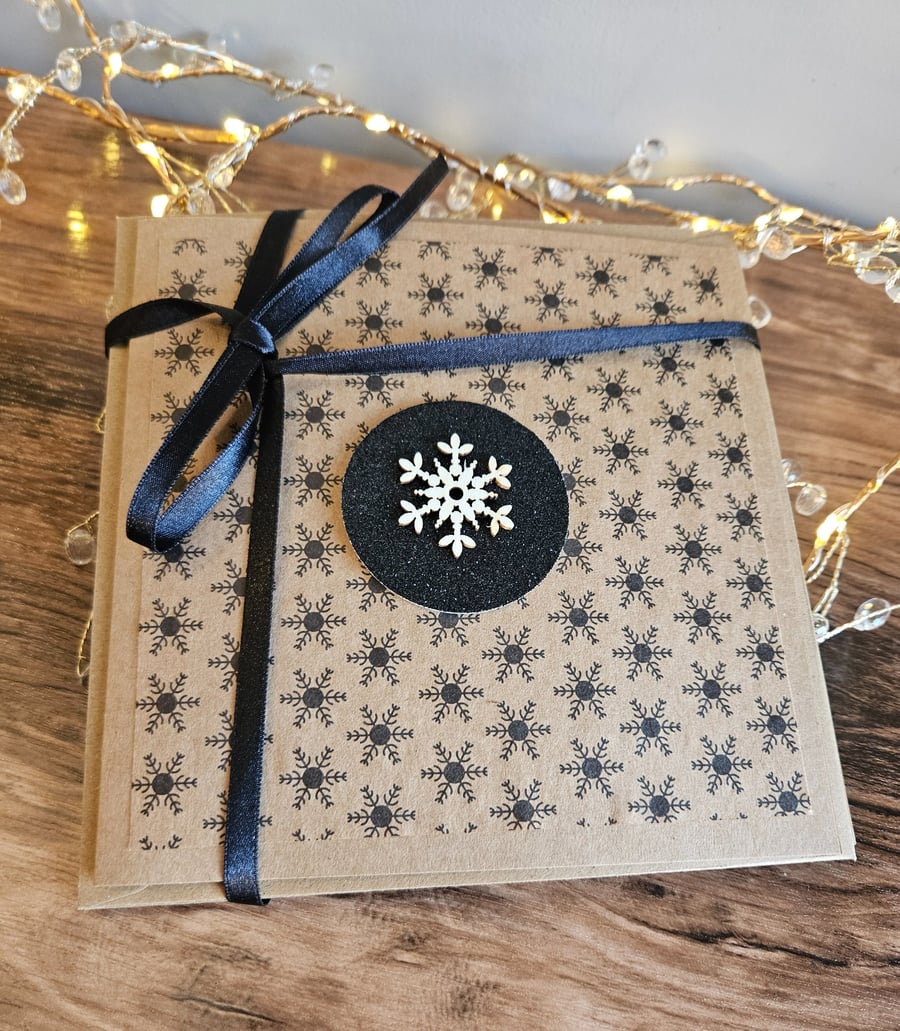 Rustic Handcrafted Christmas Cards 