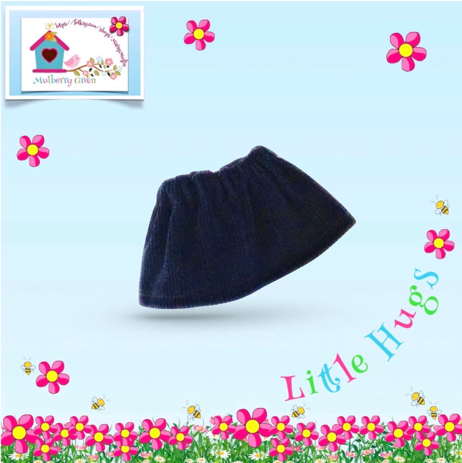 Reserved for Kat Little Hugs’ Navy Corduroy Skirt