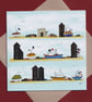 Greetings cards - pack of 4 - coastal - Image 4