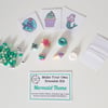 Make your own retro food themed bracelet kit MERMAID THEME!