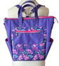 Backpack Water resistant and convertible with hummingbirds  - Image 1