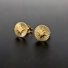 18 carat gold vermeil plated Sterling Silver Starburst stud earrings