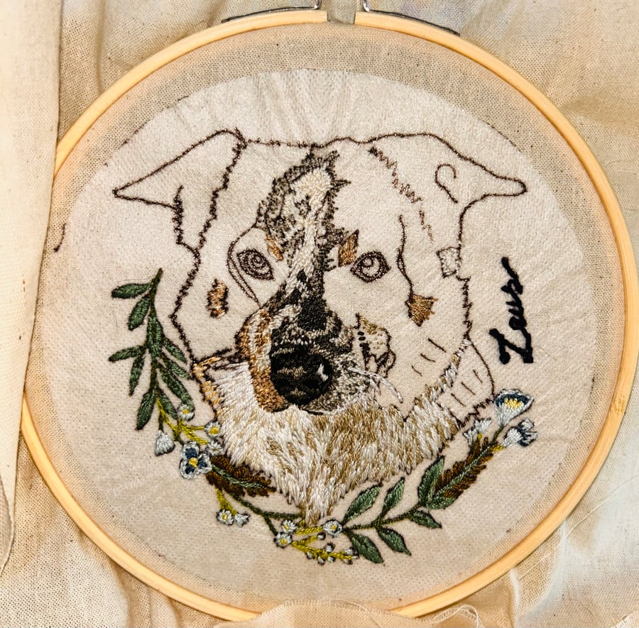 Custom drawn template of your pet