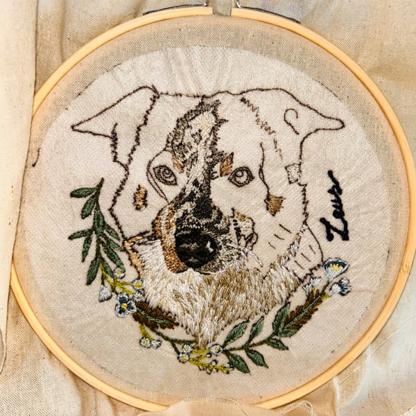 Custom drawn template of your pet