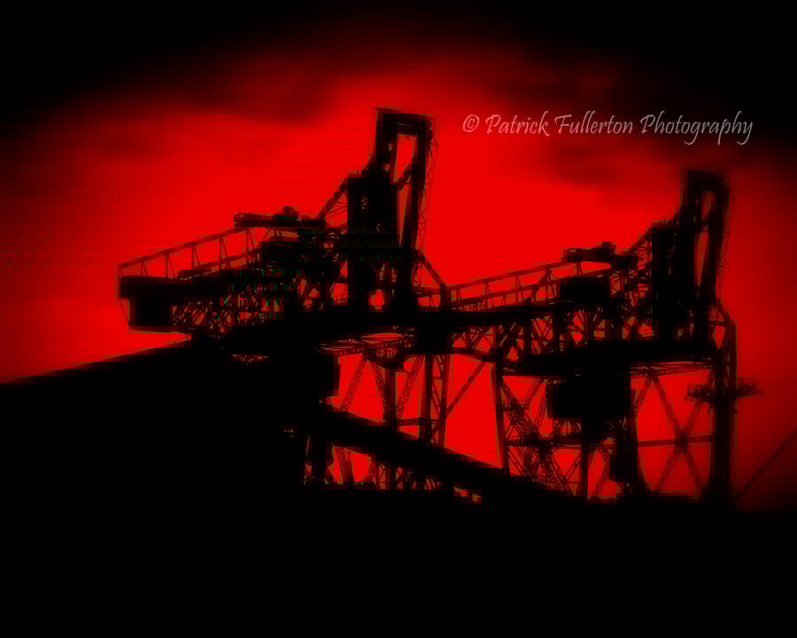 Red Clydeside Glasgow shipbuilding, fine art print