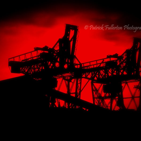 Red Clydeside Glasgow shipbuilding, fine art print