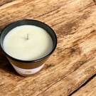 30cl Soy Wax Candle Dark Honey & Tobacco made to order  in a Black gloss Jar