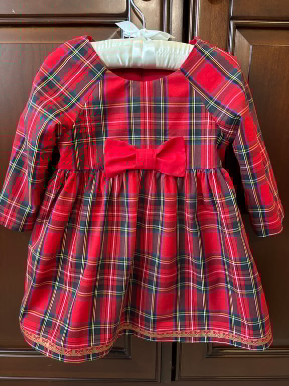 Red Tartan Baby Dresses