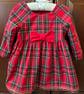 Red Tartan Baby Dresses - Image 1