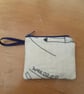 Zipped Linen Purse - Image 2