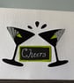 Celebration anniversary card - handmade Iris greeting cards