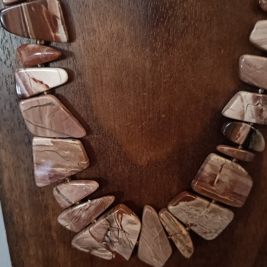 Semi Precious Natural Stone Necklaces Browns Neutrals Handmade inc Citrine