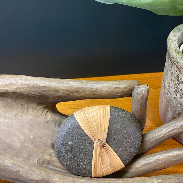 Wrapped Meditation Stone