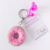 Iced Doughnut Keyring (Pink), Handmade by Lily Lily Handmade