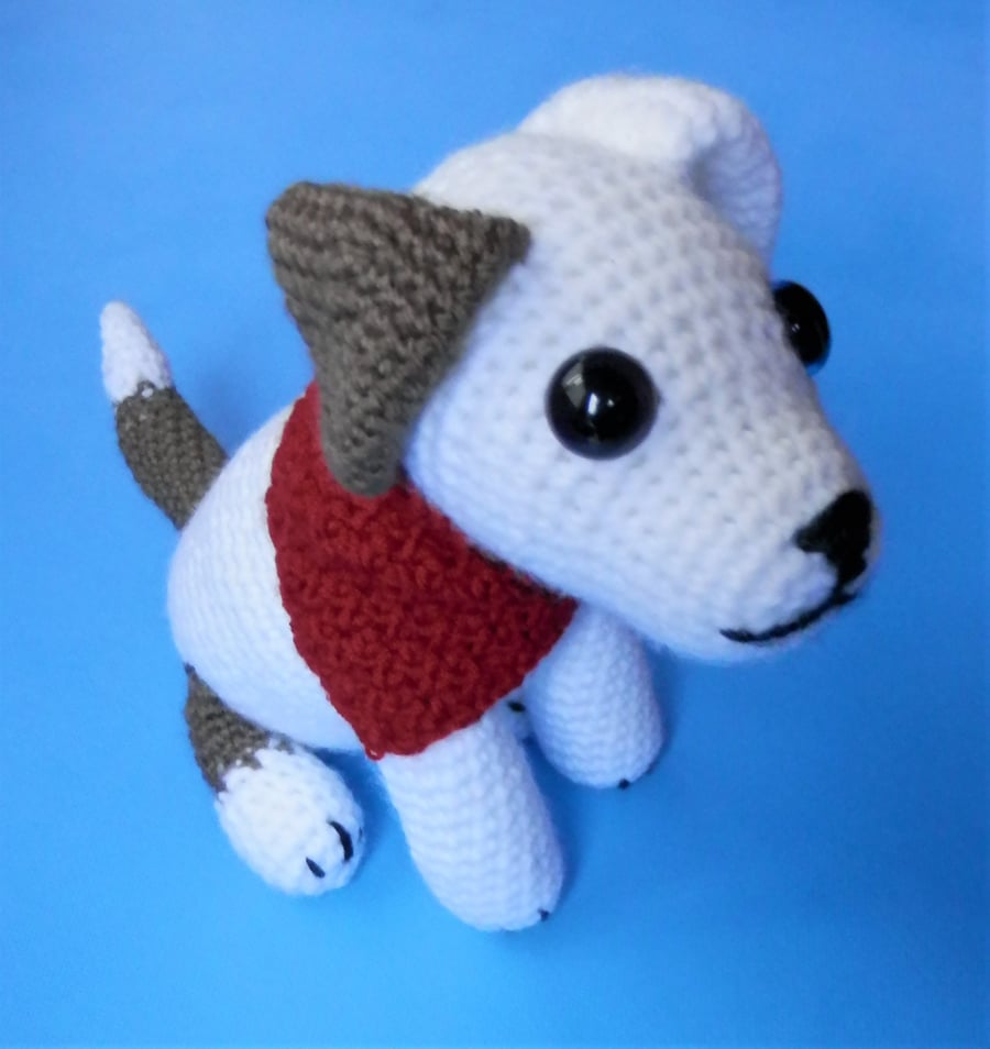 Jack Russell Crochet PATTERN in UK terms