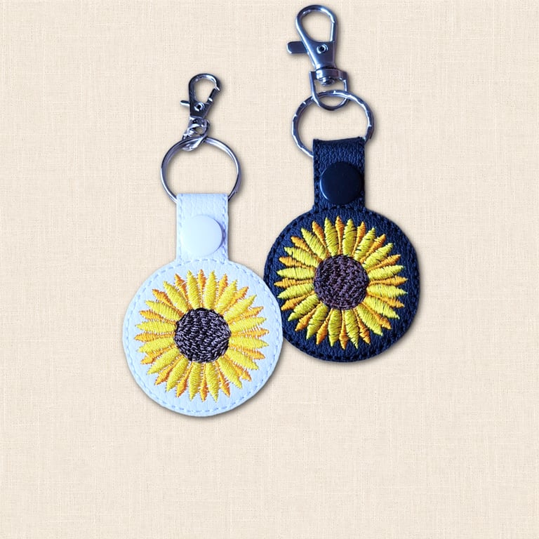 Sunflower Keyring - Cheerful Flower Bag Charm