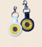 Sunflower Keyring - Cheerful Flower Bag Charm - Image 1