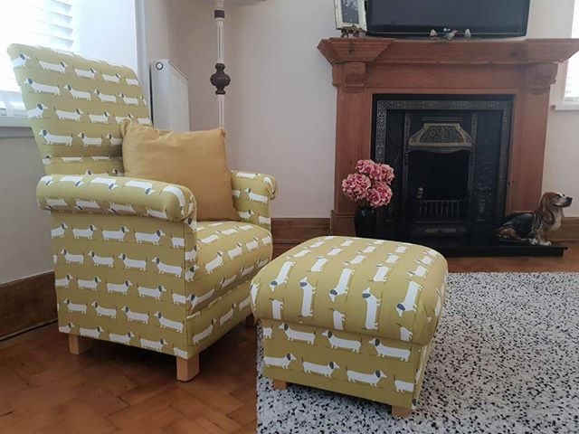 Laura Ashley Marshall Caramel Velvet Armchair A Folksy