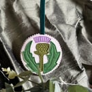 Thistle Felt Hanging Decoration
