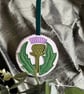 Thistle Felt Hanging Decoration - Image 5