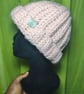 Basic Light Pink Chunky Beanie - Image 2