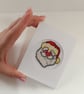 Handmade Father Christmas Face Festive Greeting Card with Envelope - Image 10