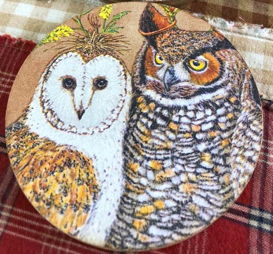 Owl Coaster Set (2)