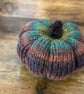 Hand Knitted Dark Muted Pumpkin - Image 3