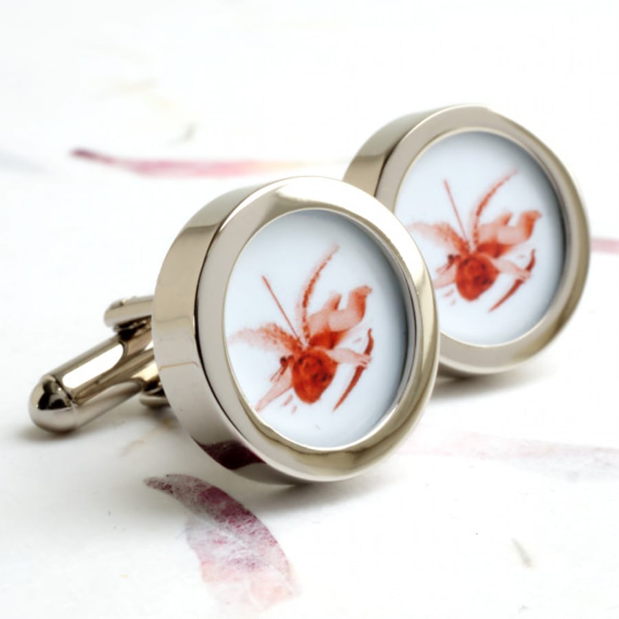  Cupid Cufflinks - Shot From Above