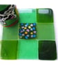 Fused Glass Trivet Green Trivet 16cm 041 - Image 6
