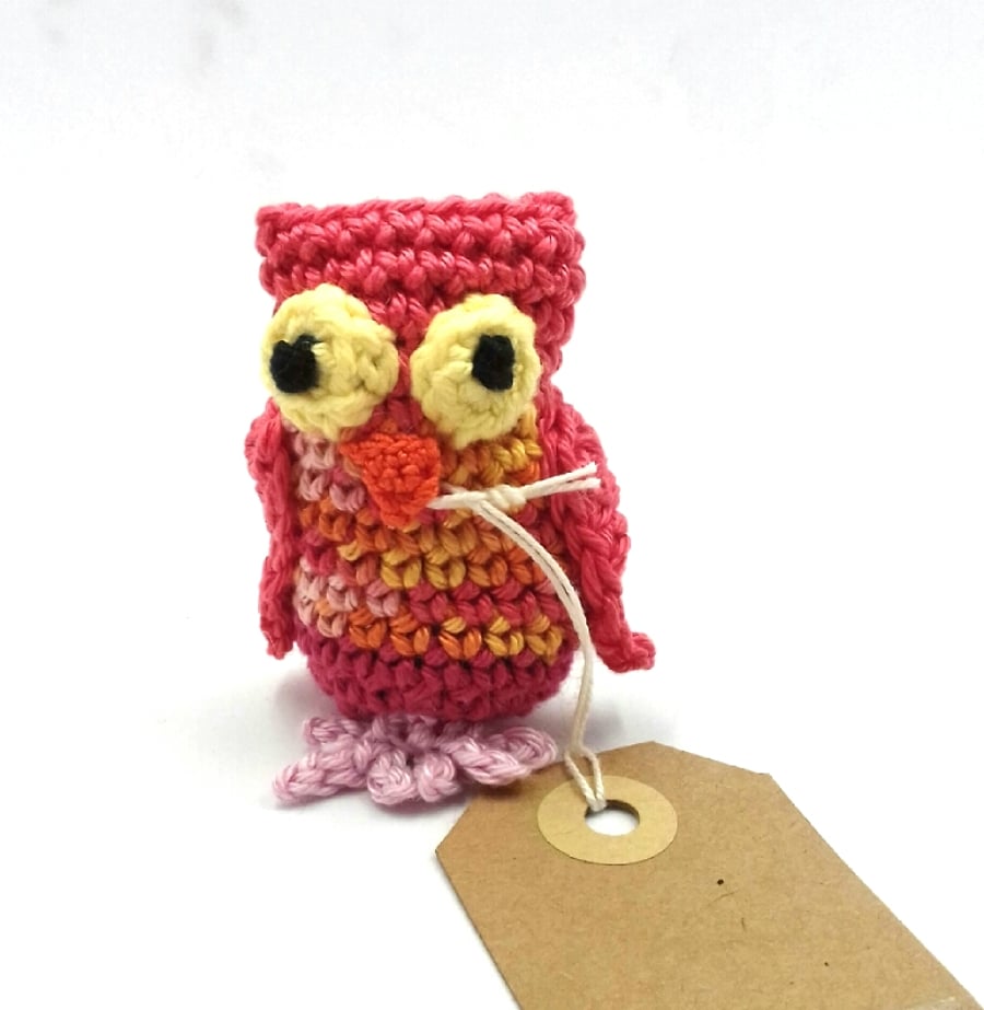 Mini Crochet Birthday Owl 