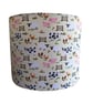Handmade Farmyard Animals Lampshade Cream Green Blue - Image 1