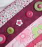 SOLD - The 'Almost' Perfect Pink Patchwork Zip Top Bag, Kindle Case - Image 3