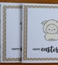 Pack of 3 Mini Easter Cards - Sheep - Fawn Polka Dots - Image 7