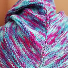 Cowl, Hand Knit, Merino Wool, Neck warmer, accessory, clothing,tie, scarf, warp,