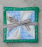 Set of Four Winter frost and snowflake glittery coasters  - Image 9