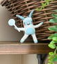 Spun Cotton Yeti Popsicle Ornament 1 - Image 2