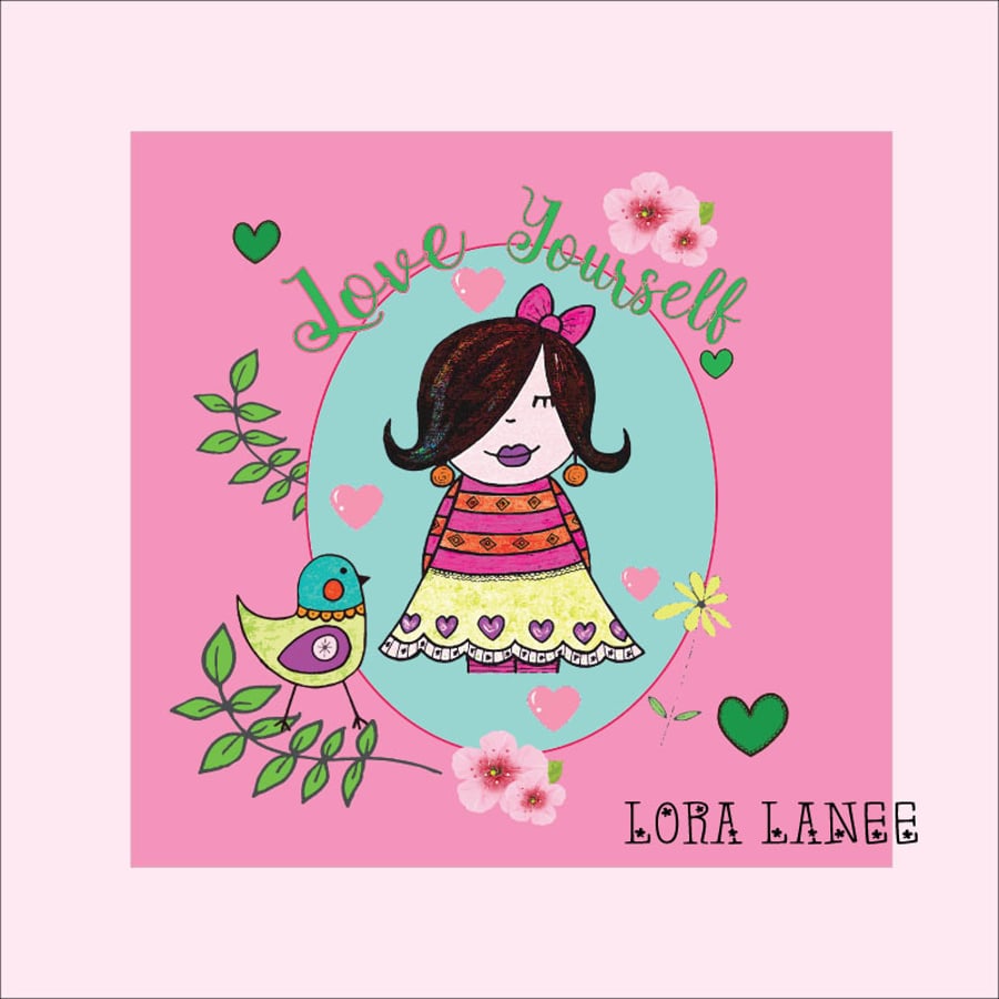 Love Yourself Cotton Hankie