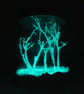 Tiny Glowing Forest in a Jar - READY TO SHIP