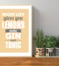 Make Gin and Tonic Print - Image 3