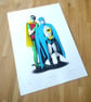 Only Fools and Horses Hand Pulled A3 Limited Edition Screen Print - Image 2