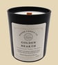 Toasted Coconut & Praline Candle - Golden Hearth - Wooden Wick
