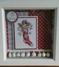 Christmas Decoration - Snowman In Stocking Box Frame - Image 5