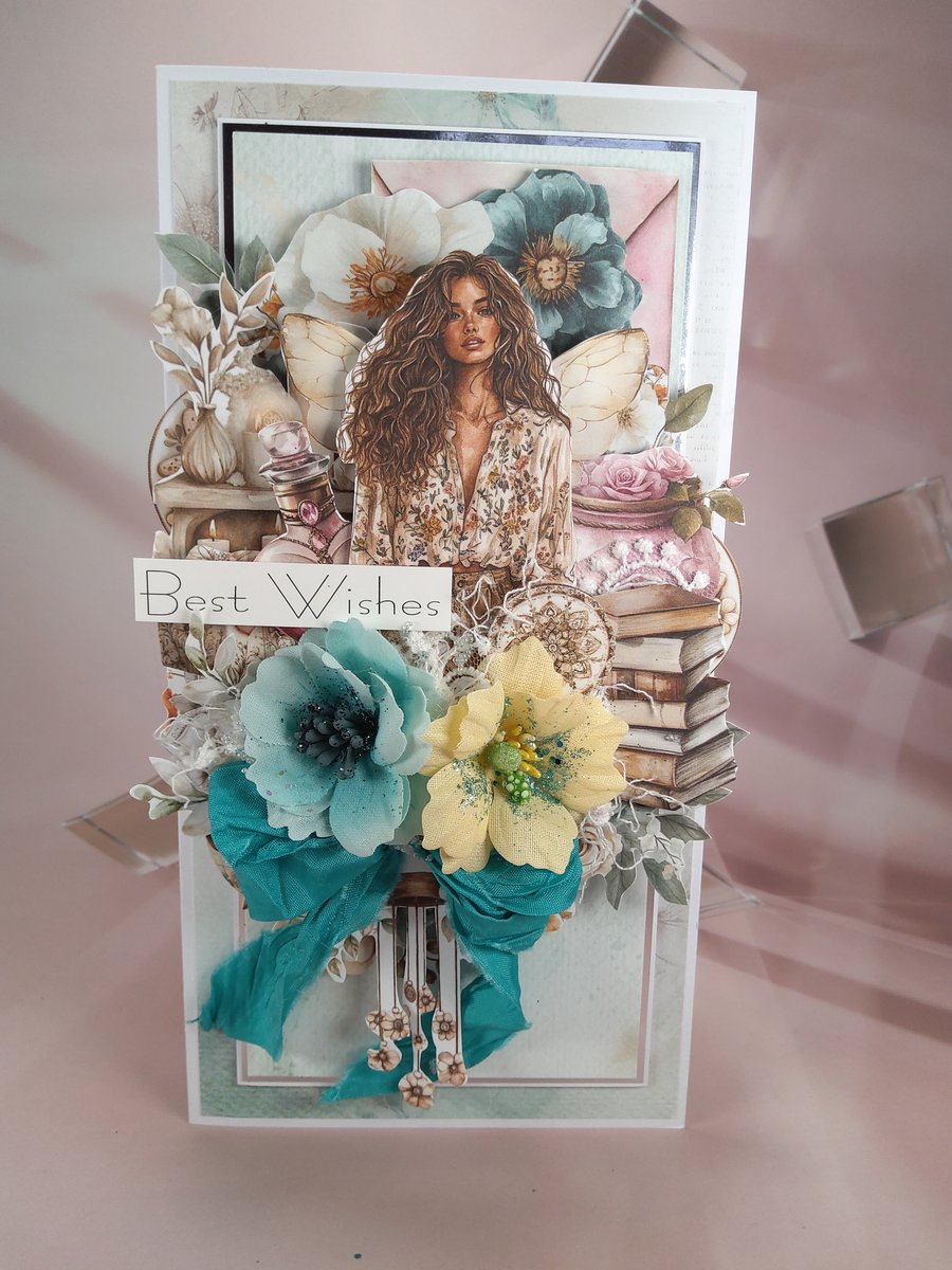 Handmade Layered Greeting Card (L)