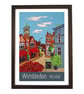 Wimbledon Village travel poster print by Susie West