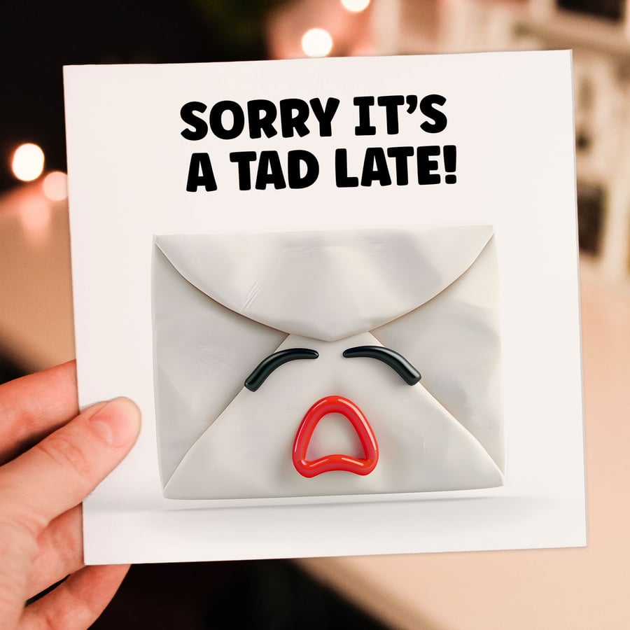 Sorry it’s a tad late card