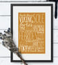 Shipping Forecast any colour, bespoke typographic print - Image 6