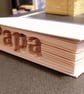 Papa, Sideways CUT & FOLD Book Folding Pattern - EMAILED PDF PATTERN - Image 5